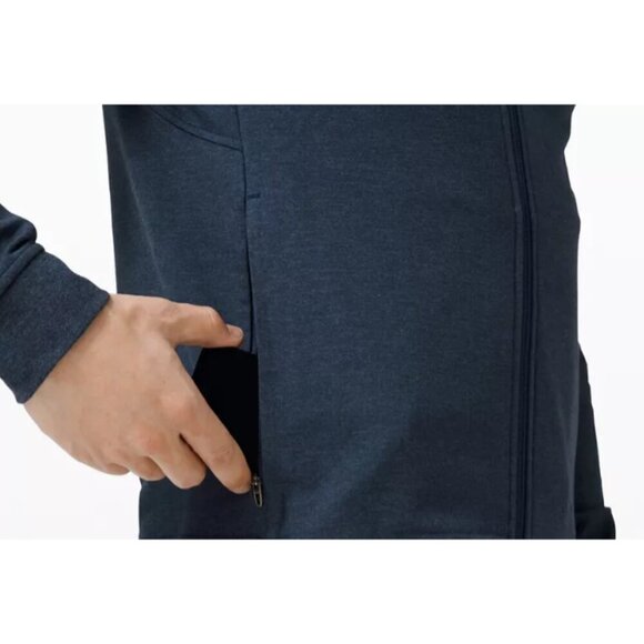 Lululemon City Sweat Full Zip Men's Hoodie long sleeve size Large Outdoor Top - Picture 10 of 10